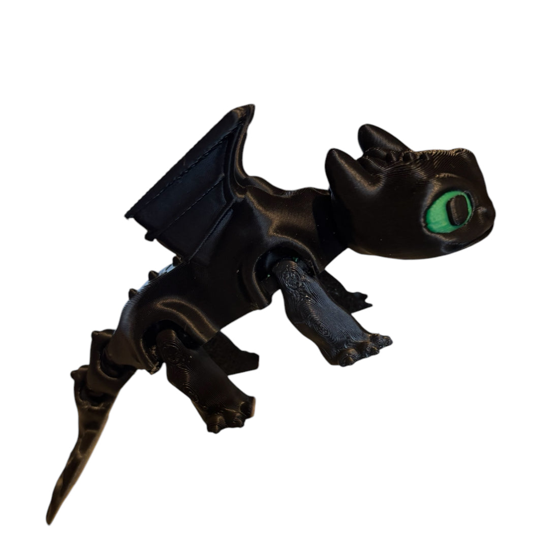 3D printed 6" Baby Toothless