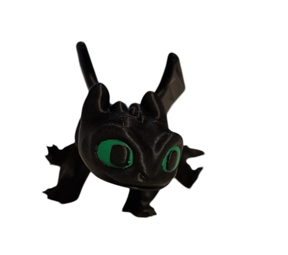 3D printed 6" Baby Toothless