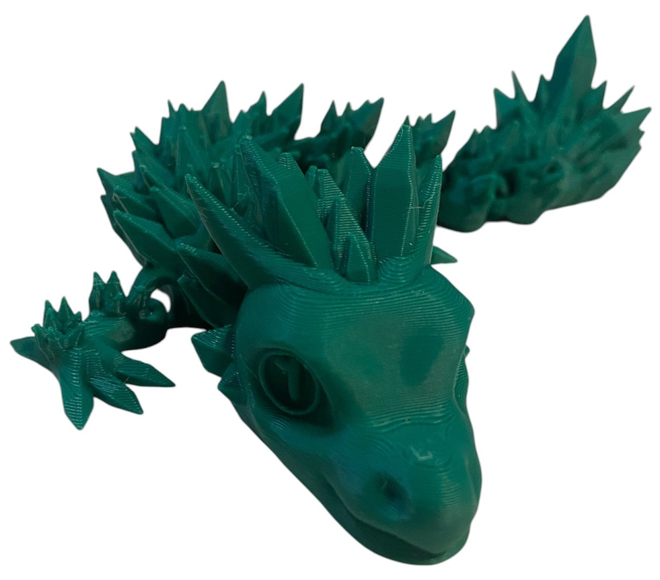 Articulated Baby Crystal Dragon - 8" - Mistletoe