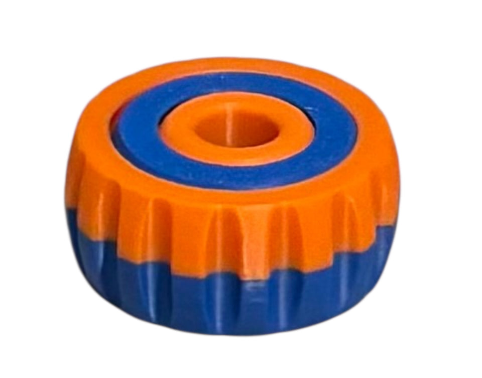 Gyro Spinner - 2" - Blue / Orange