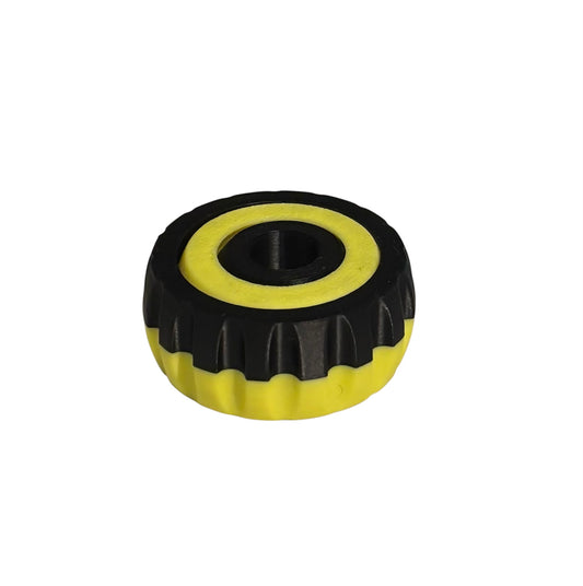 Gyro Spinner - 2" - Black / Yellow