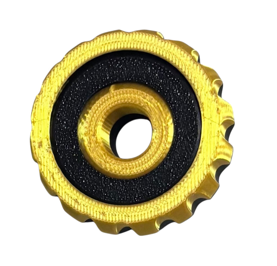 Gyro Spinner - 2" - Black / Gold