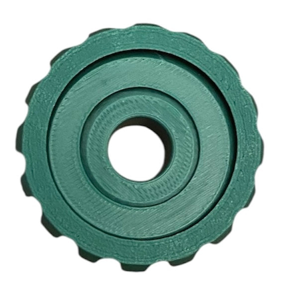Gyro Spinner - 2" - Mistletoe Green