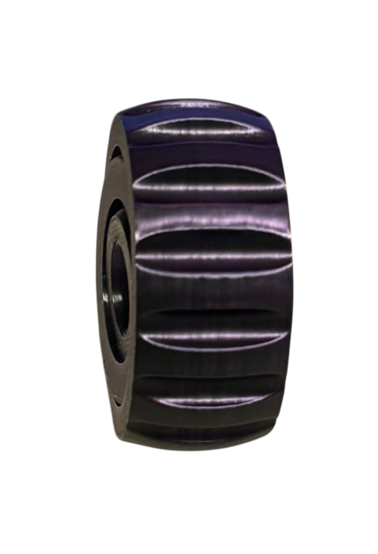 Gyro Spinner - 2" - Purple / Black