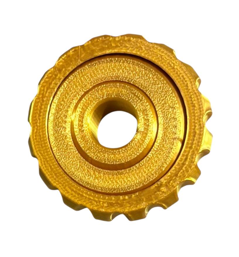 Gyro Spinner - 2" - Gold Silk