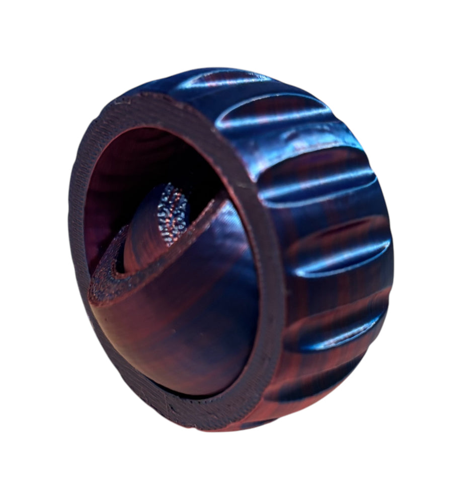 Gyro Spinner - 2" - Blue / Red