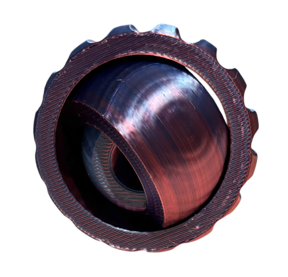 Gyro Spinner - 2" - Blue / Red