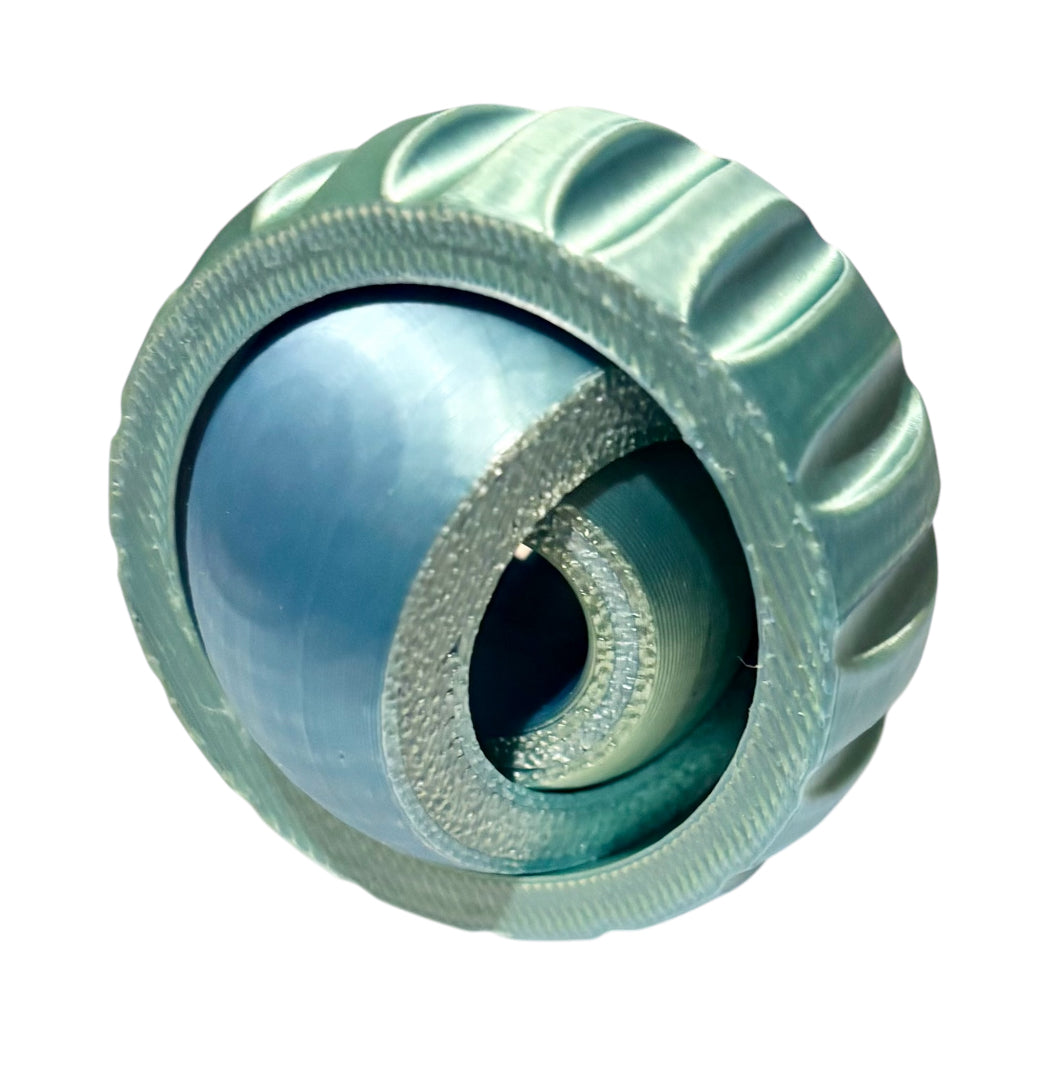 Gyro Spinner - 2" - Blue / Green