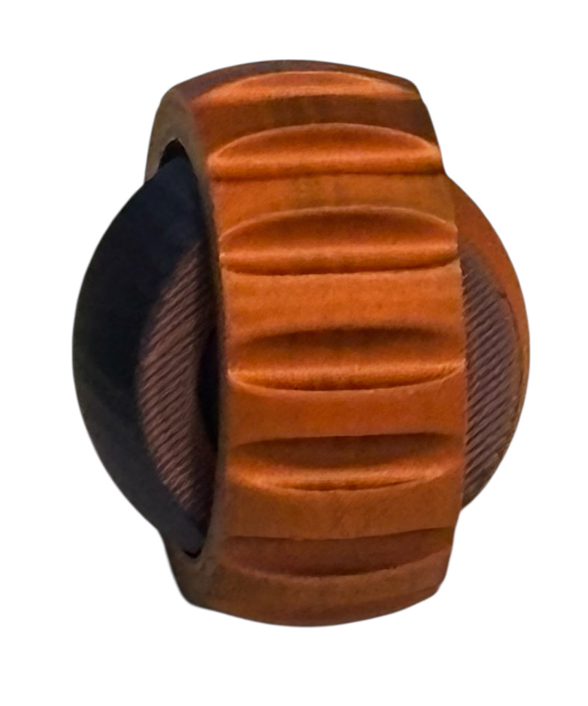 Gyro Spinner - 2" - Black / Orange