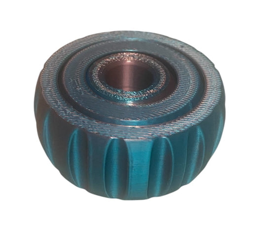 Gyro Spinner - 2" - Blue / Green / Coral