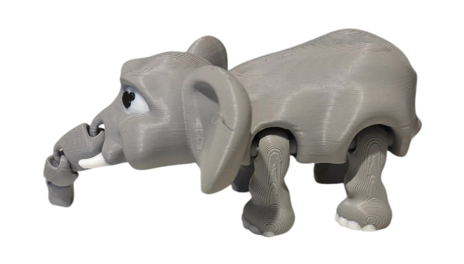 3D printed 4-1/2" Baby Elephant