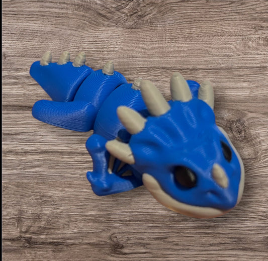3D printed 2" Stormfly Blue / Gray