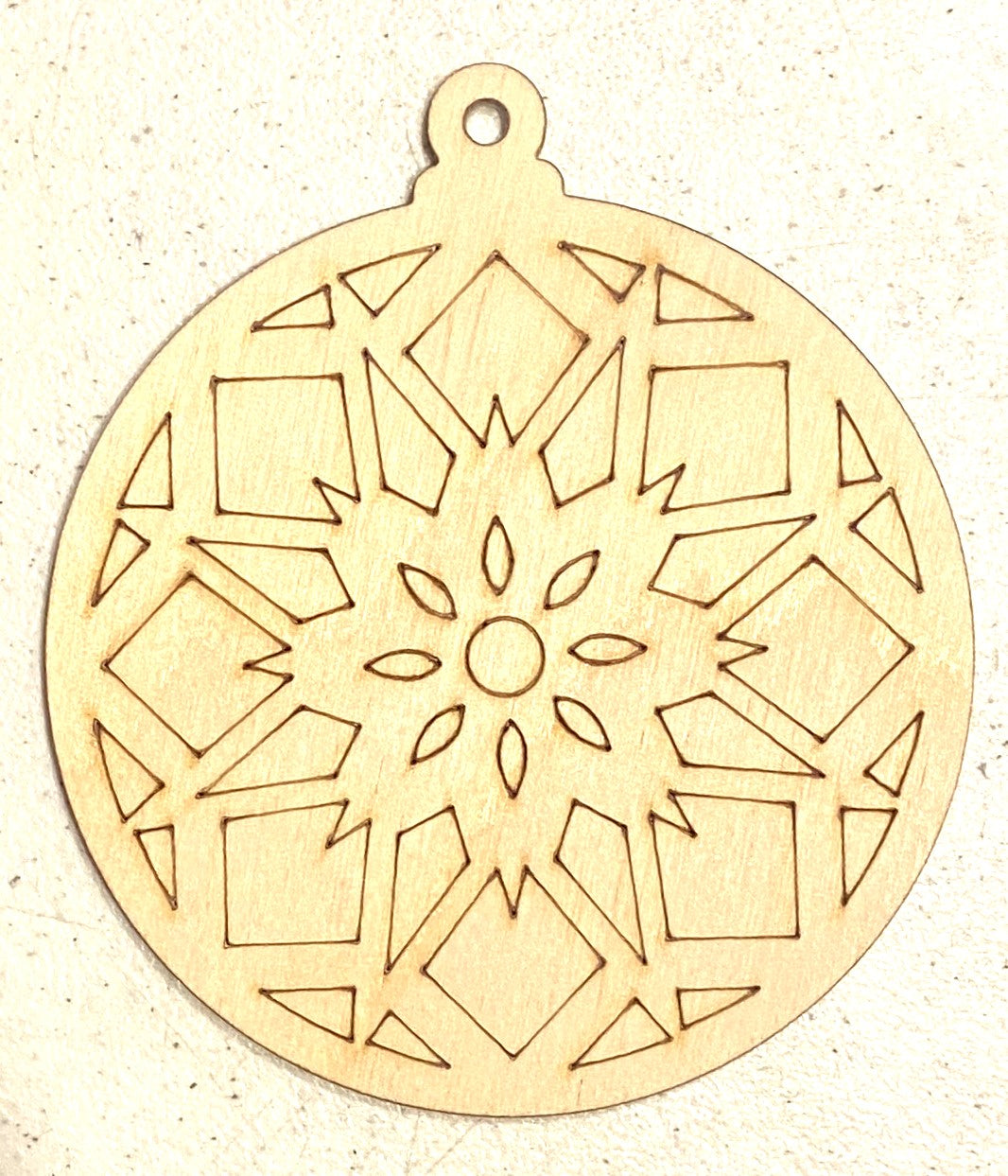 Ready to Paint Shape - 1/8" Birch - Ornament - S305