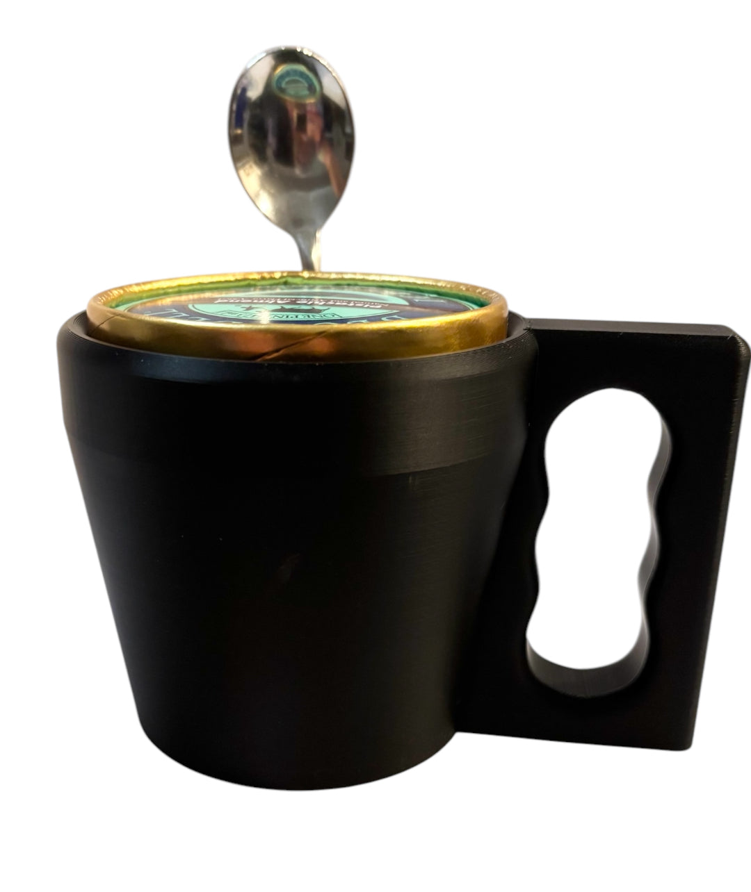 3D Printed Pint Ice Cream Holder - Black