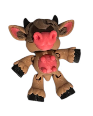 3D printed 3-1/2" Highland Cow