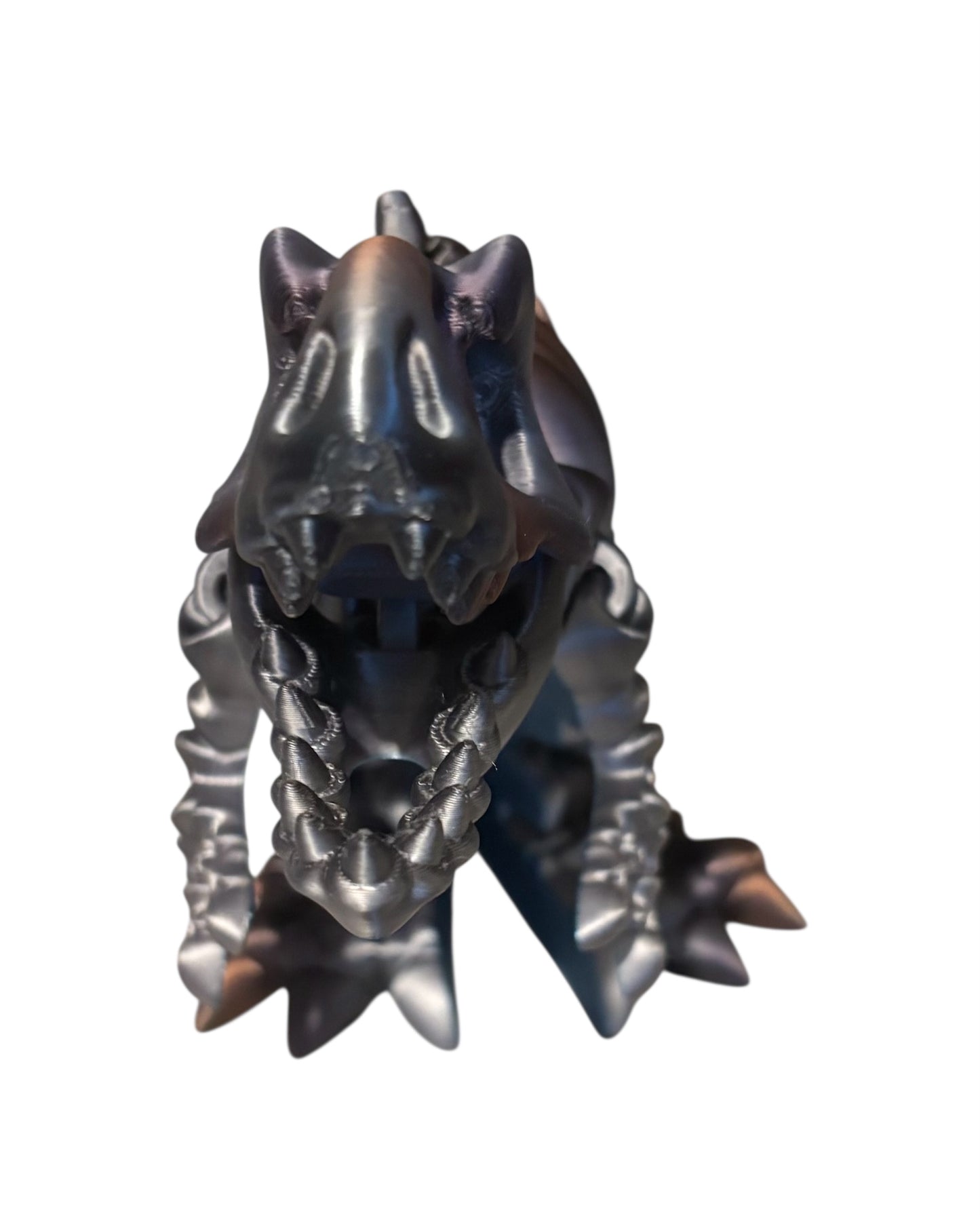 3D printed 10" Flexi T-Rex Skeleton - Silk Steady