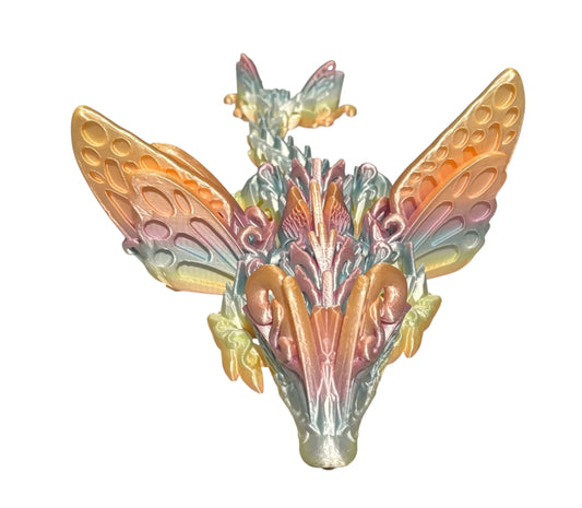 3D printed 13" Baby Butterfly Dragon - Candy