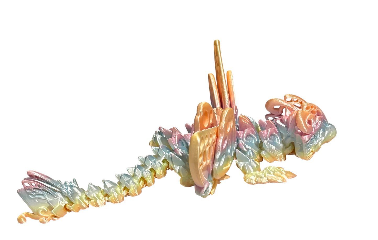 3D printed 13" Baby Butterfly Dragon - Candy