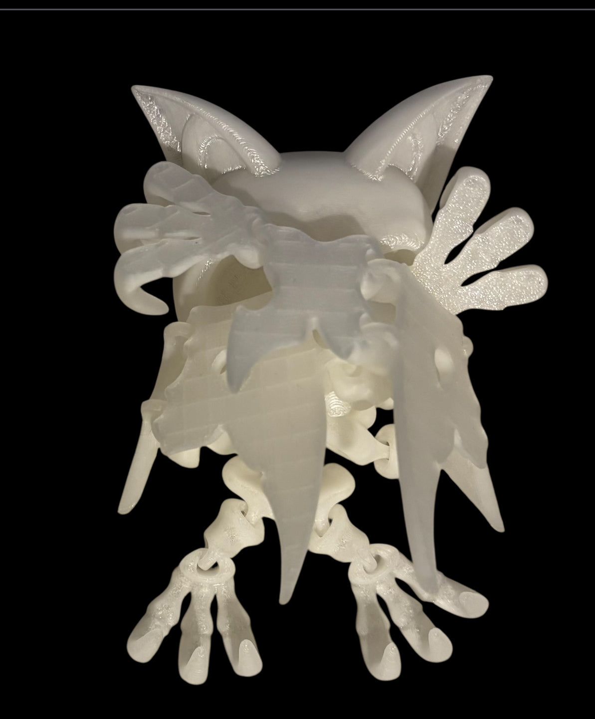 3D printed 9" Bat Skeleton - Natural