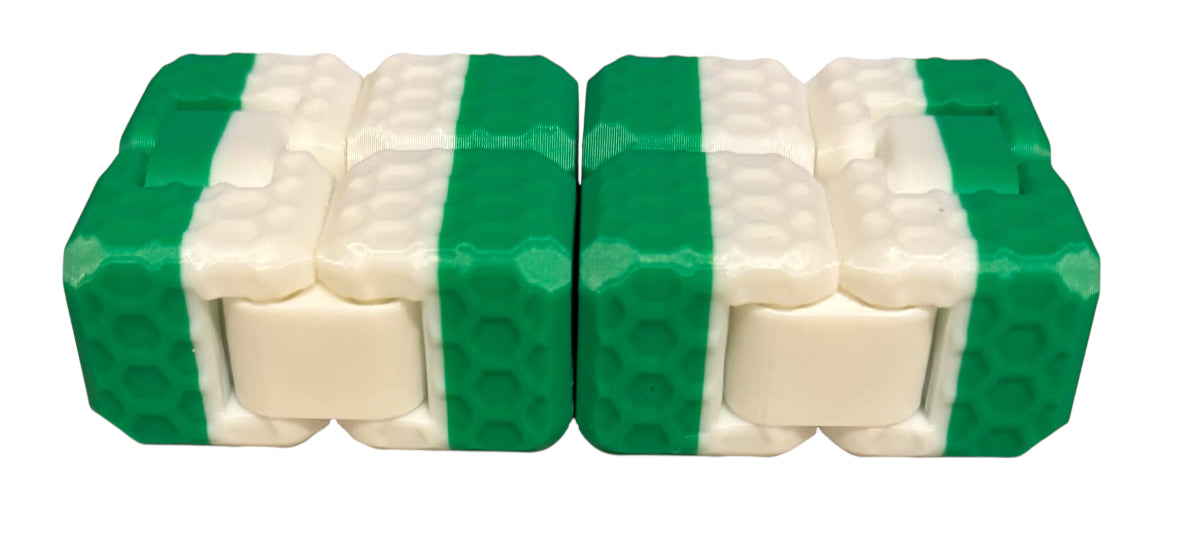 Fidget Cube - White / Green