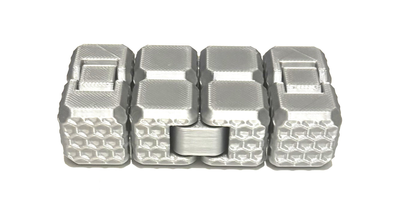 Fidget Cube - Silver SIlk