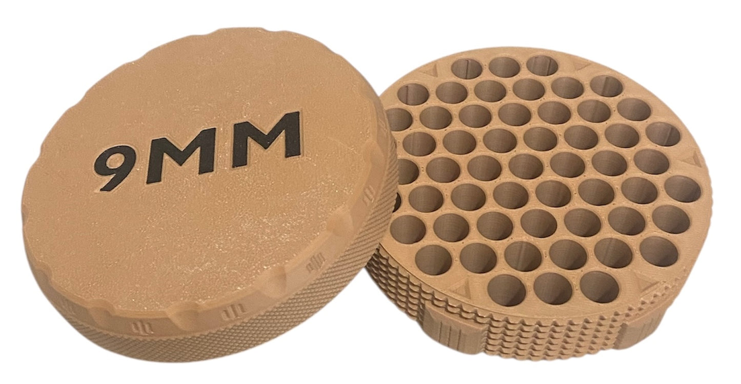 9mm Ammo Box - Caramel