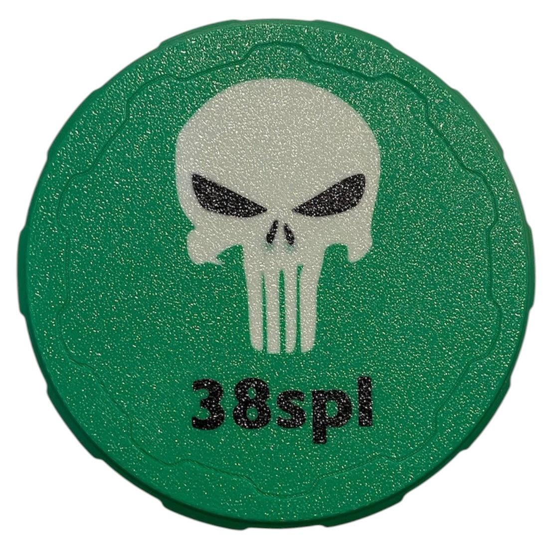 38SPL 4-1/4" Ammo Can Punisher Lid - MISTLETOE GREEN