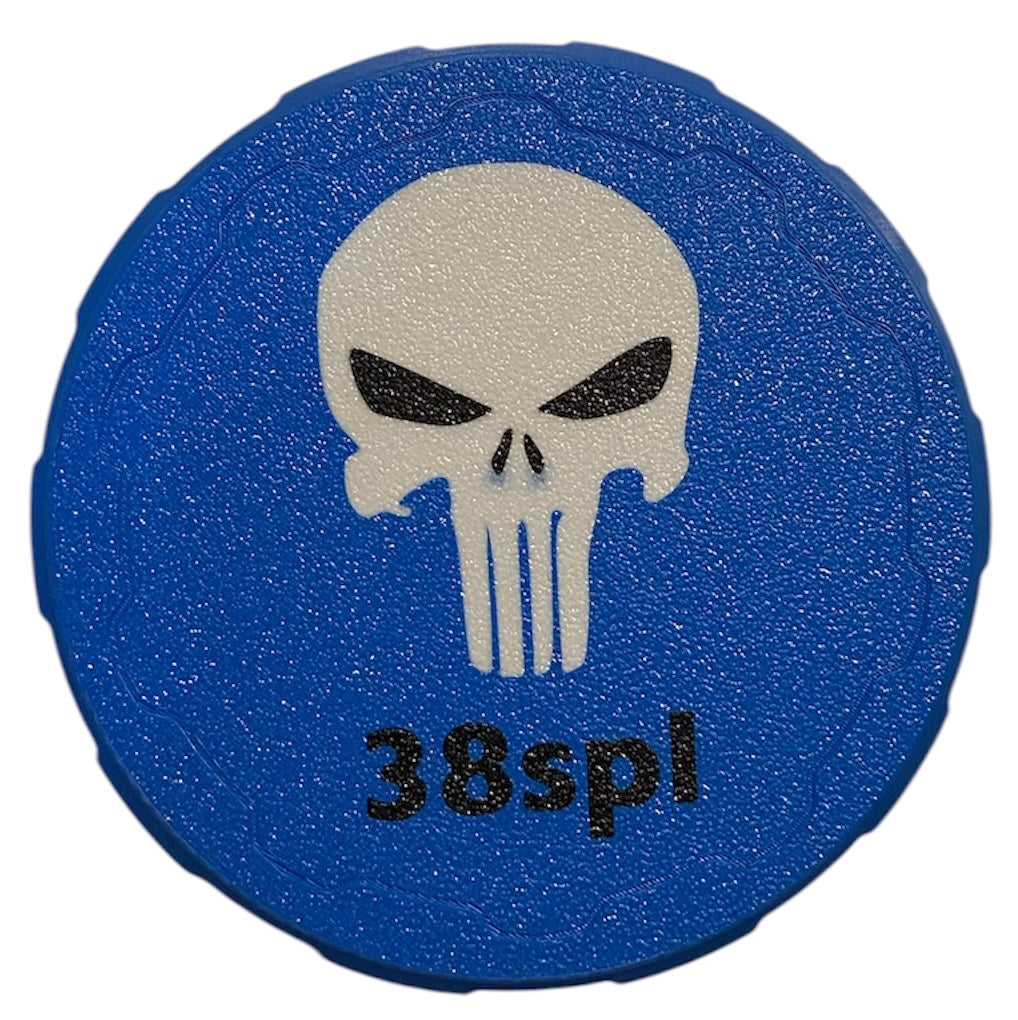 38SPL 4-1/4" Ammo Can Punisher Lid - COBALT BLUE