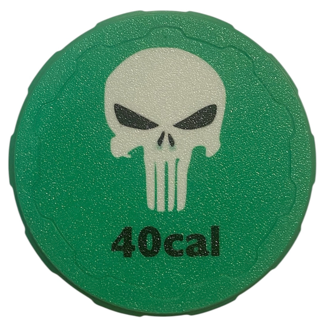 40cal 4-1/4" Ammo Can II - Punisher Lid - Green