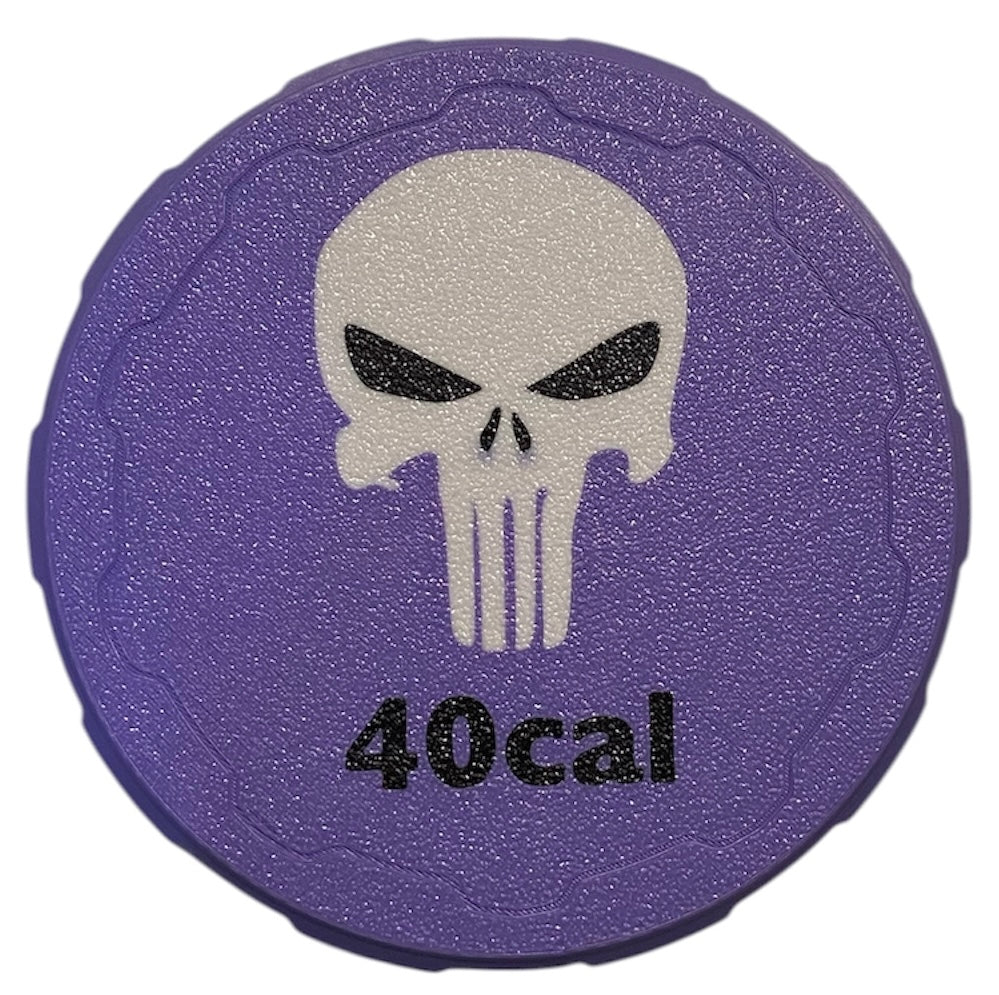 40cal 4-1/4" Ammo Can II - Punisher Lid - PURPLE