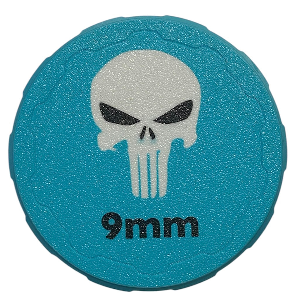 9mm 4-1/4" Ammo Can II - Punisher Lid - Turquoise
