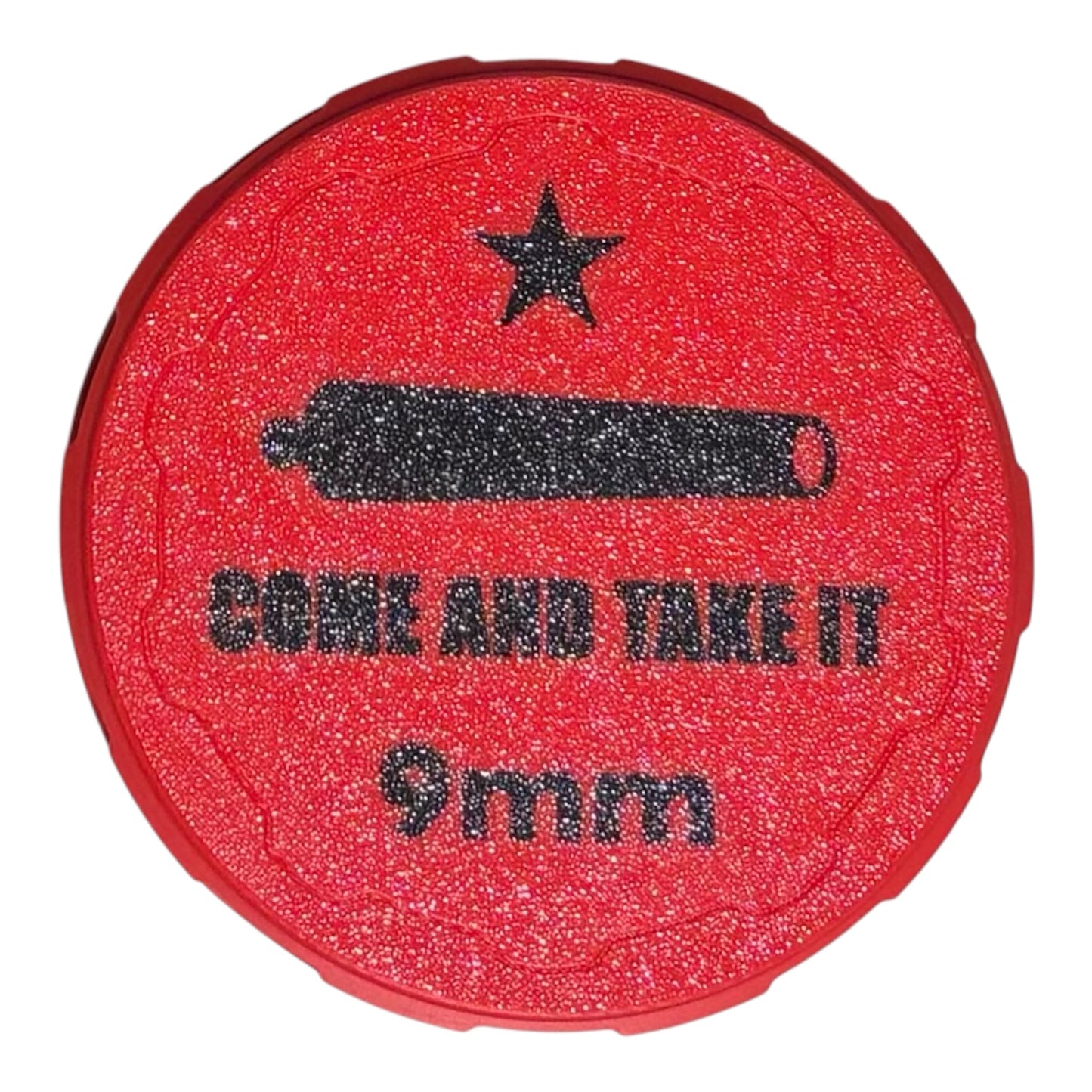 9mm 4-1/4" Ammo Can II - Come and Take It Lid - Red w/Black