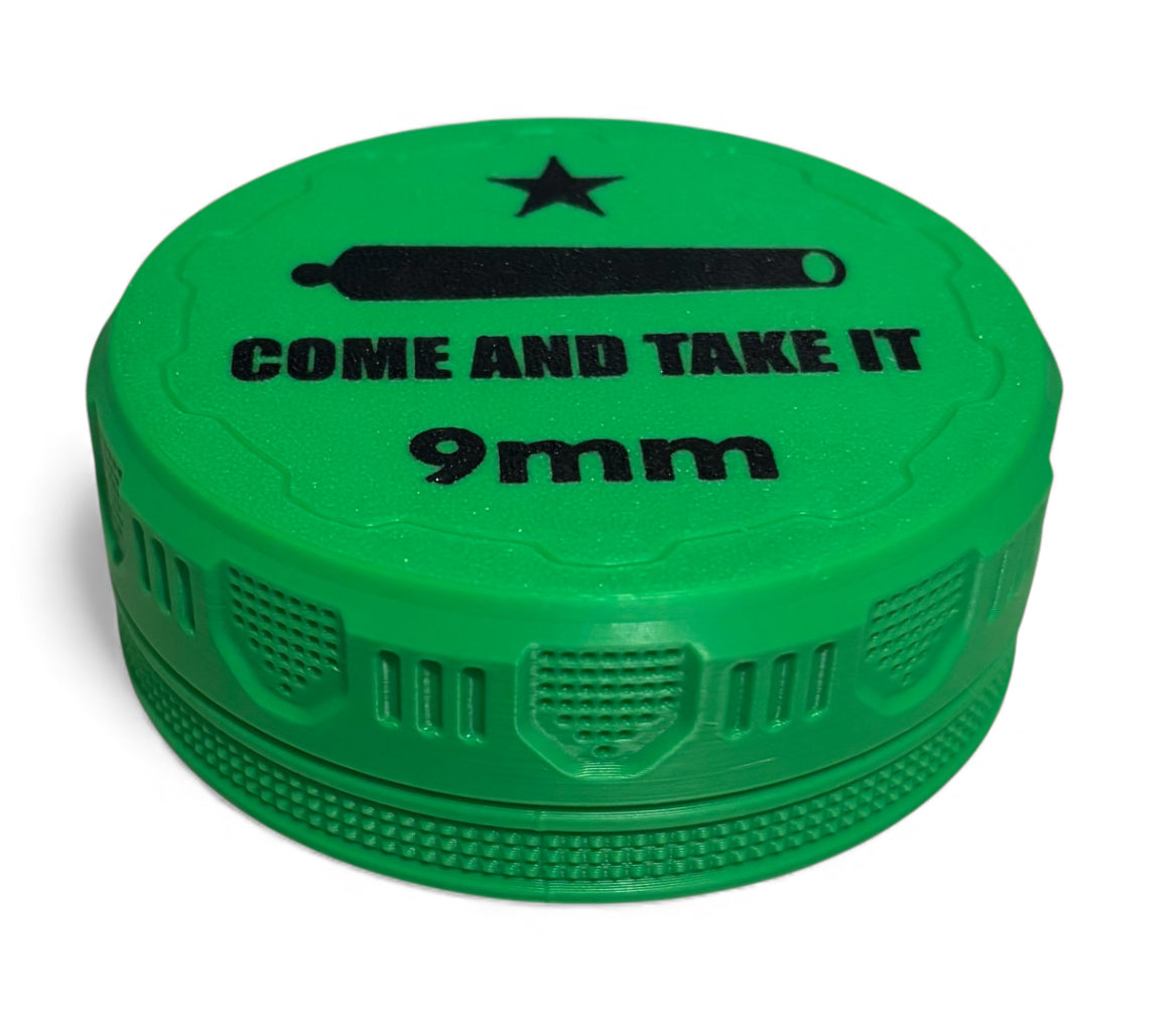 9mm 4-1/4" Ammo Can II - Come and Take It Lid - Green