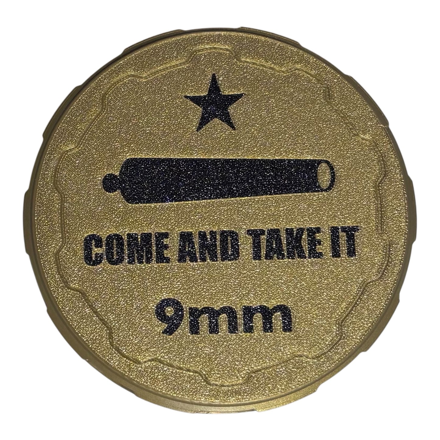 9mm 4-1/4" Ammo Can II - Come and Take It Lid - Bronze w/Black