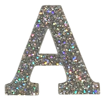 Confetti Glitter Acrylic Letter - 2" Tall - Font #01 (Copy)