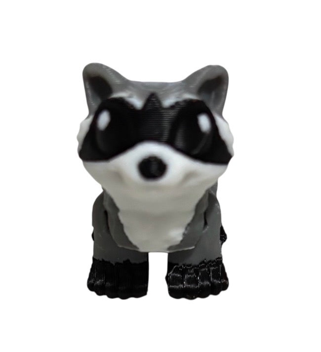 Racoon Hatchling-gray,black/white