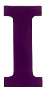 Purple Acrylic Letter - 1" Tall - Font #01