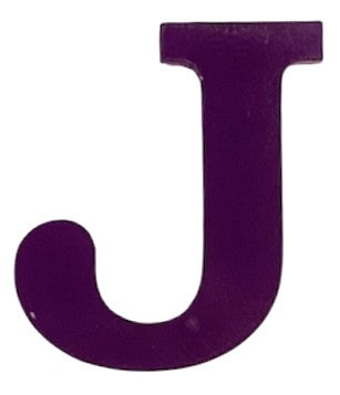 Purple Acrylic Letter - 1" Tall - Font #01
