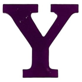 Purple Acrylic Letter - 1" Tall - Font #01