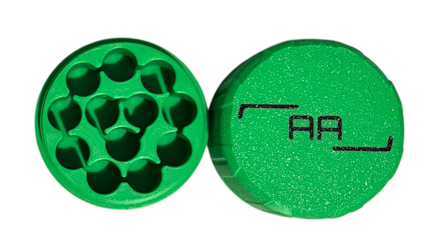 AA Pocket Battery Box - GREEN