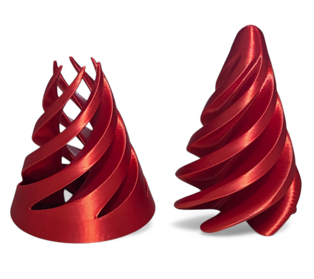 Pass Through Fidget Cone - 2-1/2" x 2" - Candy Red