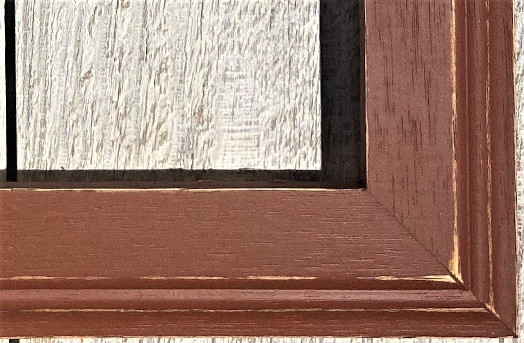 Picture Frame 1-3/4" Merlot Distressed F010-466