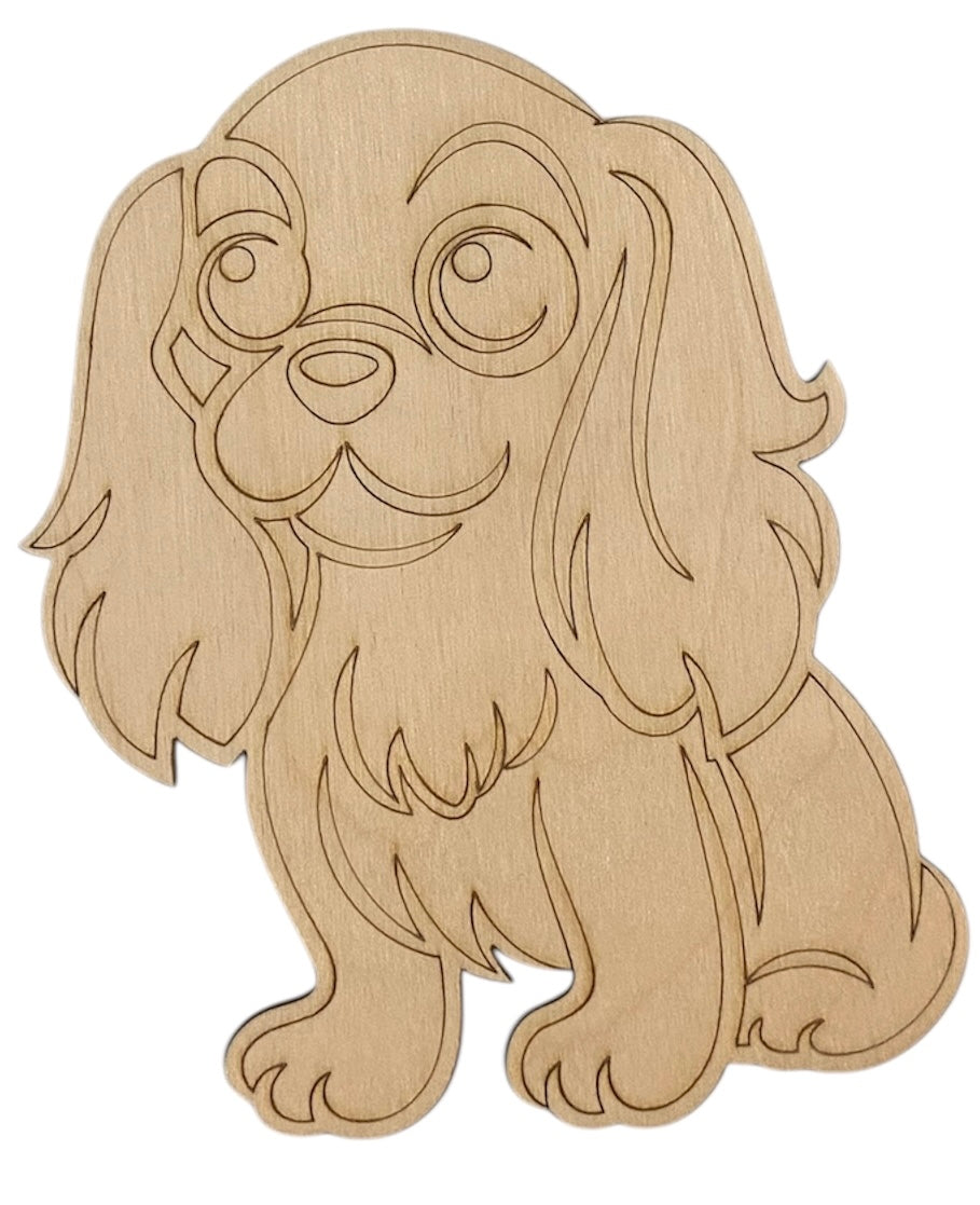 Cocker Spaniel Shape - 1/4" Birch - S588