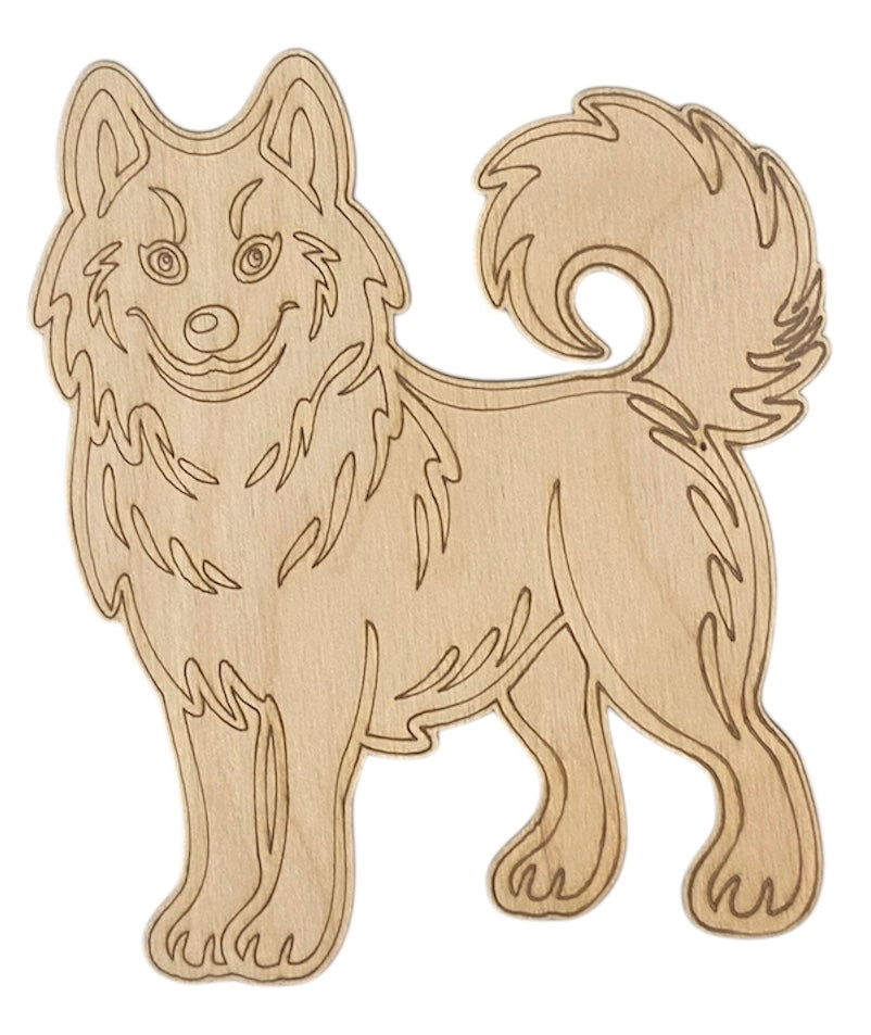 Husky Shape - 1/4" Birch - S596