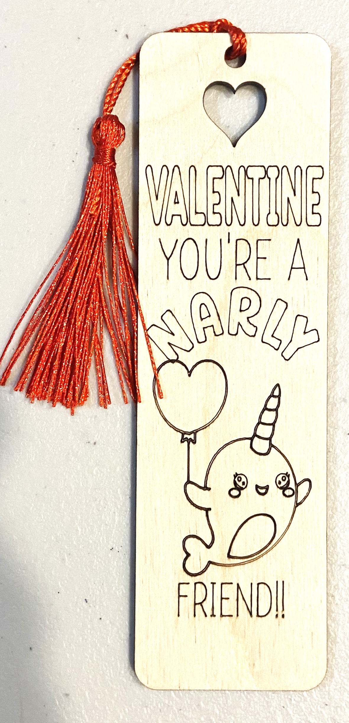 Wood Bookmark - You're A Narly Friend - B094