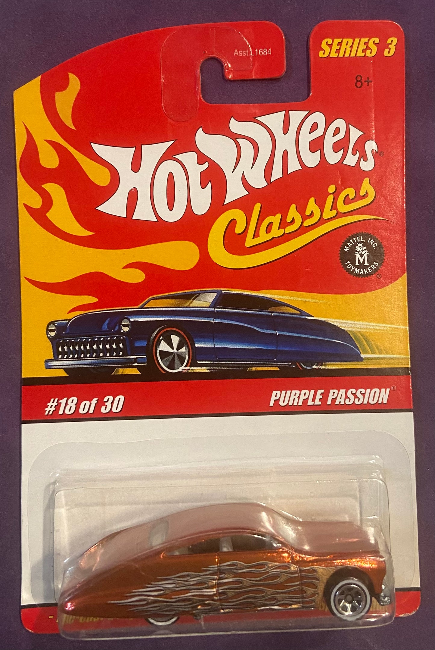 2007 Hot Wheels Classic Series 3 #18 Purple Passion COPPER