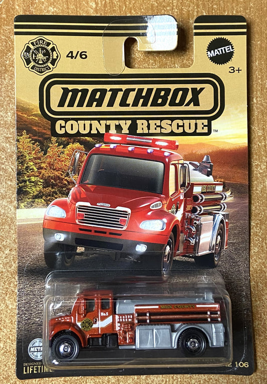 2023 Matchbox Country Rescue #4 Freightliner M2 106
