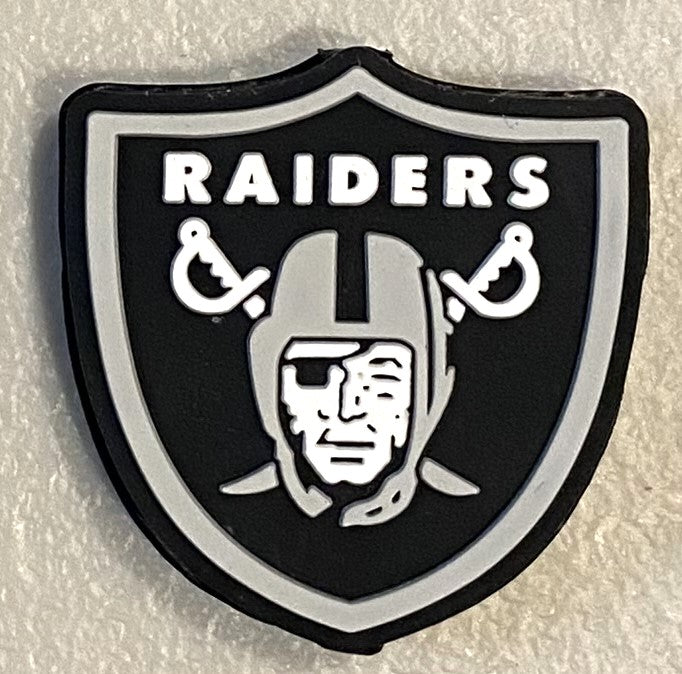 Silicone Focal Bead - Raiders - #FB132