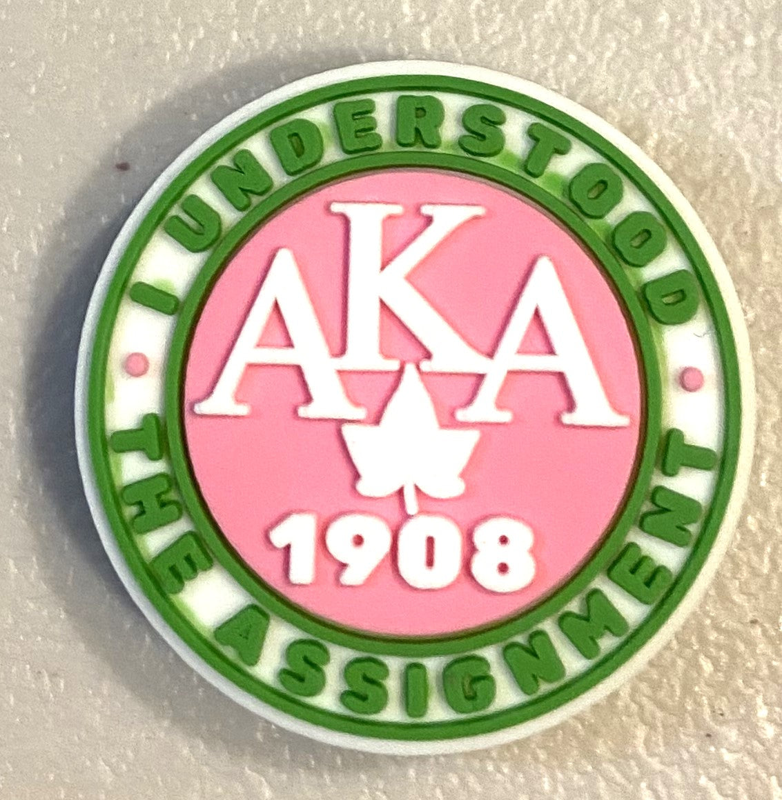 Silicone Focal Bead - Alpha Kappa Alpha - #FB136