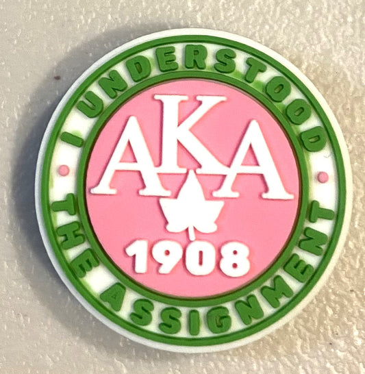 Silicone Focal Bead - Alpha Kappa Alpha - #FB136